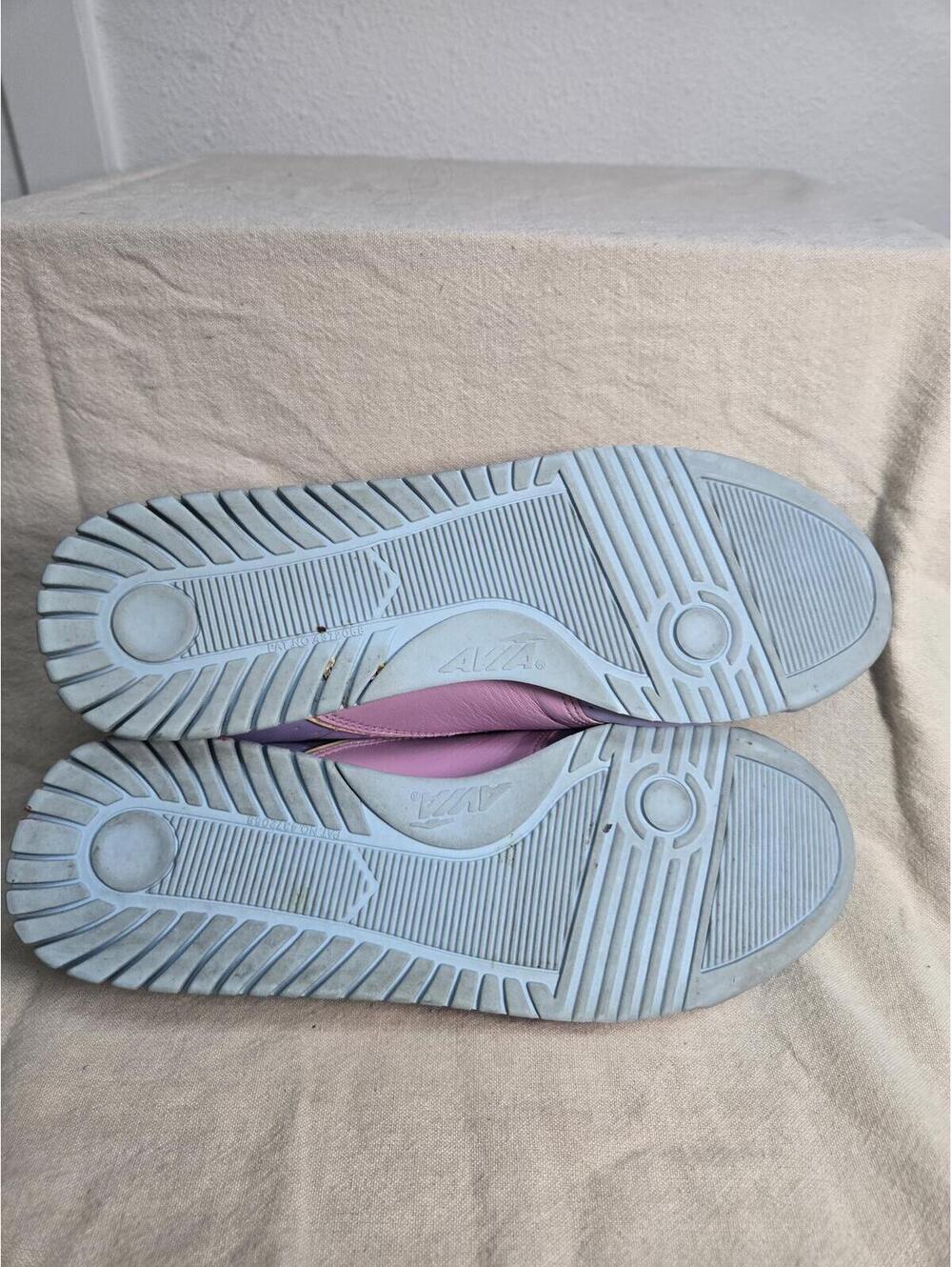 Rare VINTAGE 80s Avia Life Pastel Colorblock Sneakers Sz 9 - Picture 4 of 9